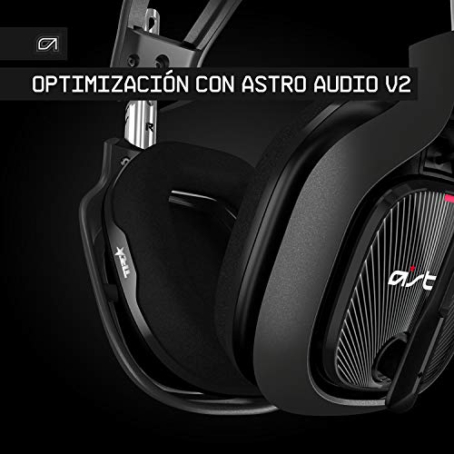 ASTRO Gaming A40 TR Auriculares alámbricos y mando MixAmp M80, 4a gen, Audio V2, micrófono intercambiable, control de balance juego, voz, para Xbox Series X y S, Xbox One - Negro/Verde