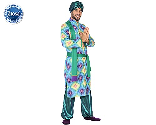 Atosa Disfraz Hindu Hombre Adulto Verde XL