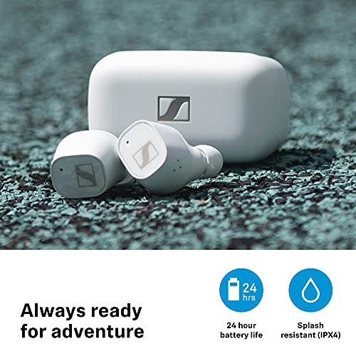 Auriculares CX Plus True Wireless de SENNHEISER: intraaurales, Bluetooth con cancelación activa de ruido, controles táctiles personalizables, IPX4 y batería de 24 horas de duración, negros