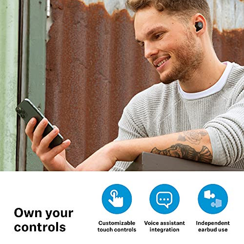 Auriculares CX Plus True Wireless de SENNHEISER: intraaurales, Bluetooth con cancelación activa de ruido, controles táctiles personalizables, IPX4 y batería de 24 horas de duración, negros
