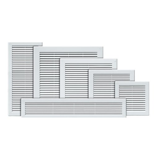 Awenta - Rejilla de ventilación (250 x 250 mm), color blanco