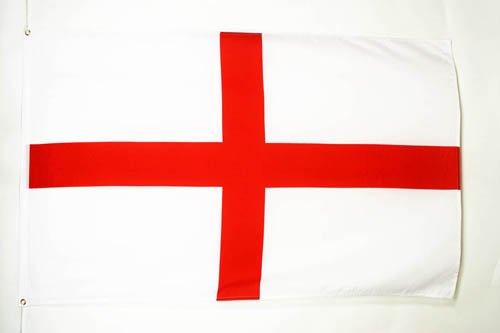 AZ FLAG Bandera de Inglaterra 90x60cm - Bandera INGLÉSA - Cruz DE San Jorge 60 x 90 cm poliéster Ligero