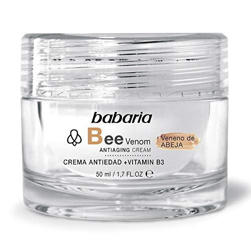 Babaria Crema Reafirmante Antiedad Veneno Abeja con Vitamina B3 Ml (31729), Negro, 50 Mililitros