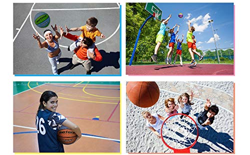 Balón Baloncesto Pelota Basketball Bebe Ball - para los niños y jouvenes y Adultos para Entrenar y Jugar - Tamaño 5 o 6 o 7