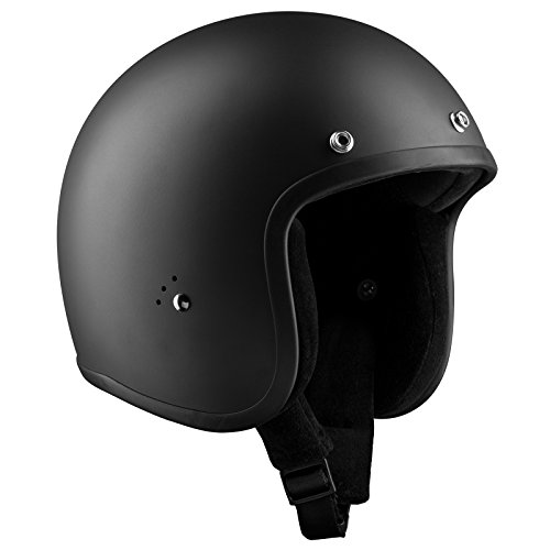 Bandit Helmets - Casco Jet sin ECE Color Negro Mate, Talla S (55-56 cm)