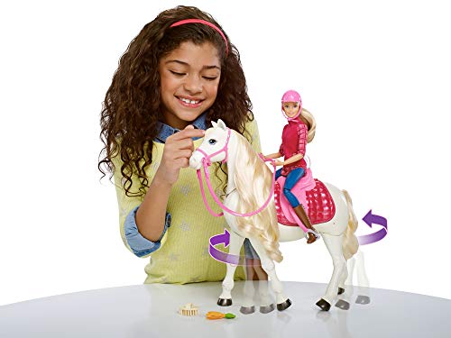 Barbie Caballo Súper Interactivo con muñeca (Mattel FRV36) , color/modelo surtido