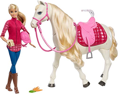 Barbie Caballo Súper Interactivo con muñeca (Mattel FRV36) , color/modelo surtido