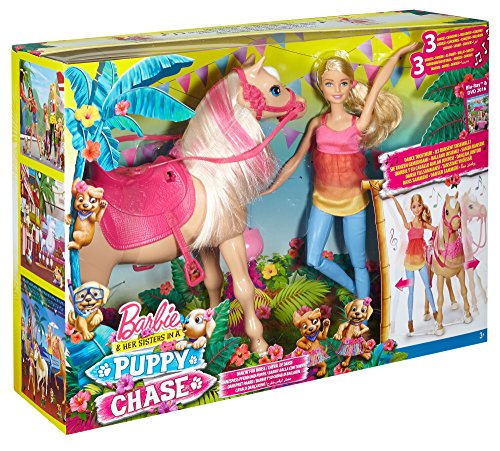 Barbie - Muñeca Fashion y su Caballo bailarín (Mattel DMC30)