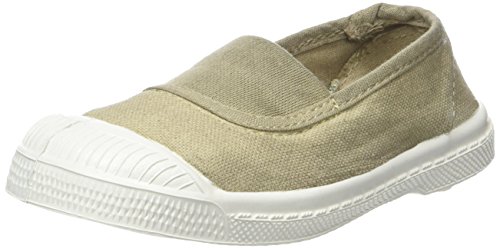 Bensimon Tennis Elastique Enfant, Zapatillas Unisex niños, Beige Concha, 34 EU