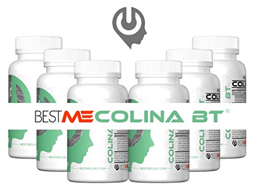 Bestme Colina Bt ✔ Bitartrato de Colina 250 Mg. Nootrópico Natural para la Memoria y Concentración . Nutriente Esencial Precursor de la Acetilcolina . 60 Cápsulas