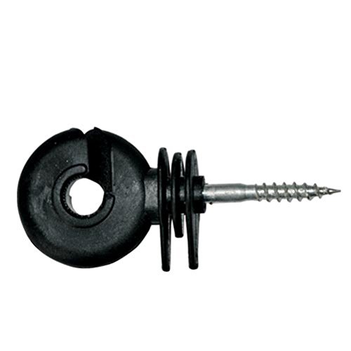 BESTOMZ Aislador para Pastor eléctrico con Tornillo para Madera - 20 Piezas