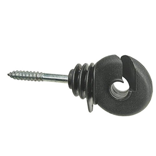 BESTOMZ Aislador para Pastor eléctrico con Tornillo para Madera - 20 Piezas
