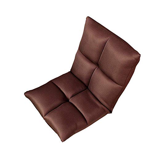 BEVANNJJ Silla Los Cojines del Asiento Trasero Plegable Acolchada Silla Piso, Tatami Ajustable Acolchonadas reclinable sofá Perezoso, Juego Sillas Compatible with niños y Adultos, 150 kg de Carga, BR