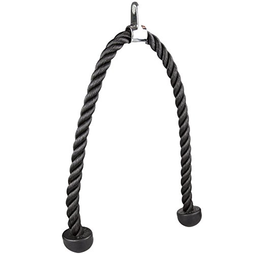 Bicep Tricep Rope with Carabiner Extra Long 100Ã‚ cm by C.P. Sports