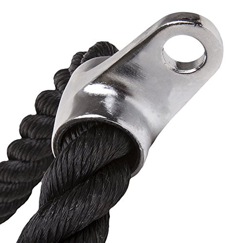 Bicep Tricep Rope with Carabiner Extra Long 100Ã‚ cm by C.P. Sports