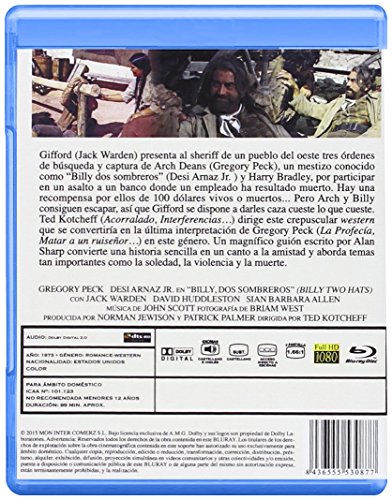Billy Dos Sombreros 1974 Billy Two Hats [Blu-ray]