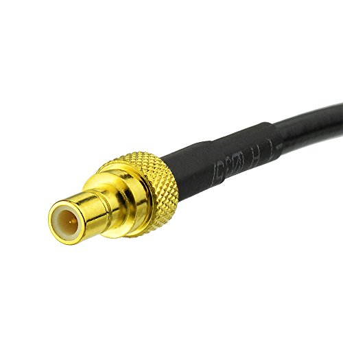 Bingfu SMB Cable Coaxial SMB Macho a SMB Hembra Adaptador con 3m 9.84ft RG174 Cable de extensión para Dab Antena Dab + Radio Kenwood Alpine AiliTech Clarion Pioneer