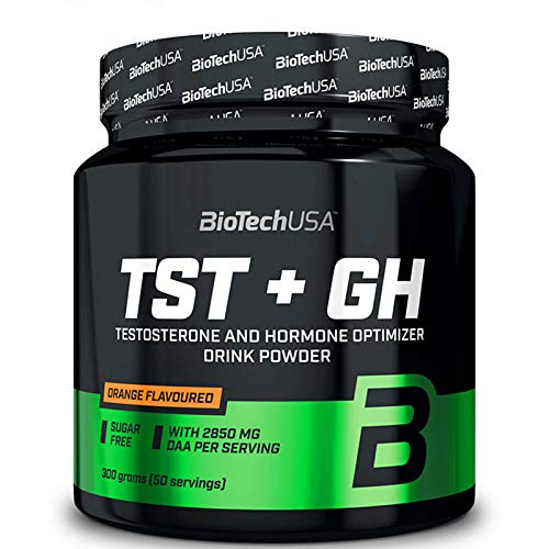 Biotech USA TST 300g | Potenciador de testosterona | Crecimiento de masa muscular | Suplemento anabólico | Apoyo hormonal | Polvo para culturismo