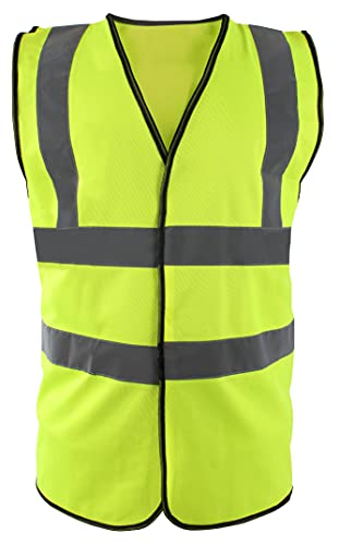 Blackrock 8030003 - Chaleco de alta visibilidad para hombres, amarillo, clase 2, Small