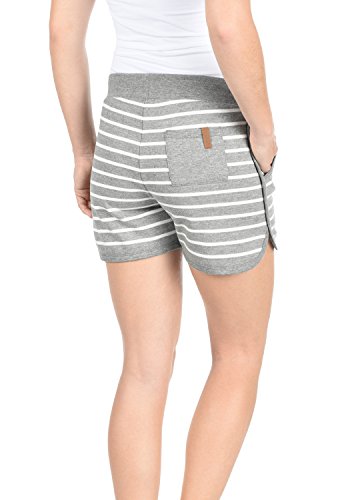 BlendShe Kira Pantalón De Chándal Corto Sweat- Shorts para Mujer con Forro Polar Suave Al Tacto, tamaño:M, Color:Zink Mix (70815)