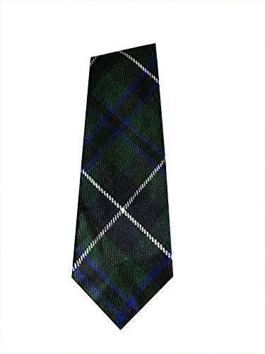 Blue DUGOUTS - Corbata de cuello de tartán para falda escocesa