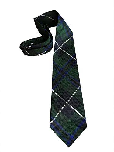 Blue DUGOUTS - Corbata de cuello de tartán para falda escocesa