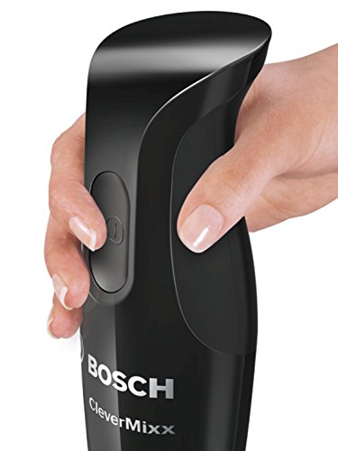 Bosch MSM2620B CleverMixx Batidora de mano con accesorios, 600 W, color negro