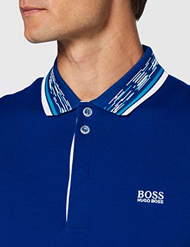 BOSS Paddy 1 Camisa Polo, Azul Abierto (493), L para Hombre