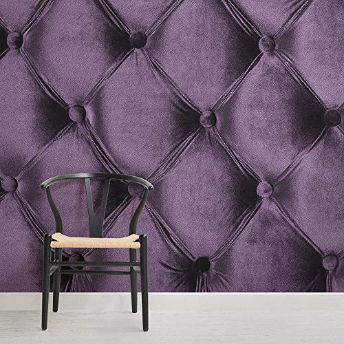 Botón púrpura Velvet Website Thumb Wall Stickers y murales Decoración de papel tapiz Fresco Decoración 150×105cm