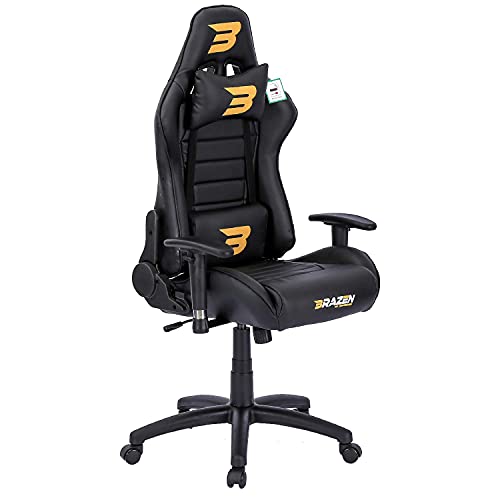 BraZen 18133 Sentinel Elite-Silla para Juegos de PC, White, Talla única