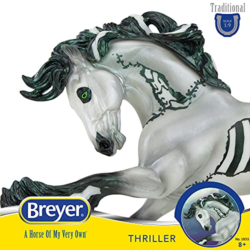 Breyer Horses Traditional Series Edición Limitada | Thriller - 2021 Halloween Horse Limited Edition | Modelo de Juguete de Caballo | 11.5 x 9 Pulgadas | Figura de Caballo Escala 1:9 | Modelo #1833