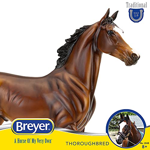 Breyer Horses Traditional Series Tiz The Law | Modelo de Juguete de Caballo | 11.5 x 9 Pulgadas | Figura de Caballo Escala 1:9 | Modelo #1848