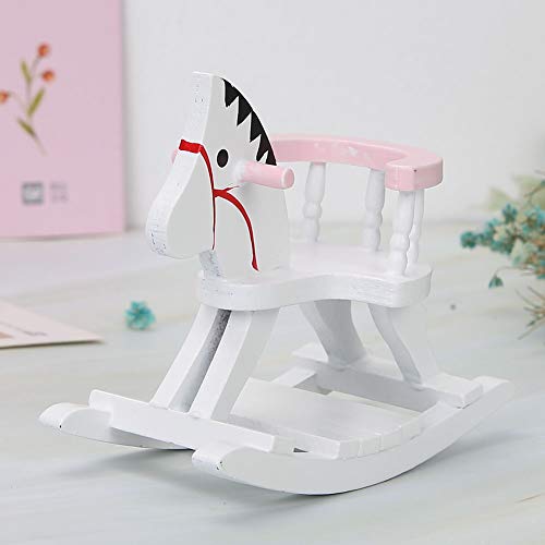 BTER Mini Silla de Caballo, Silla de Caballo de Juguete, Miniatura para niños