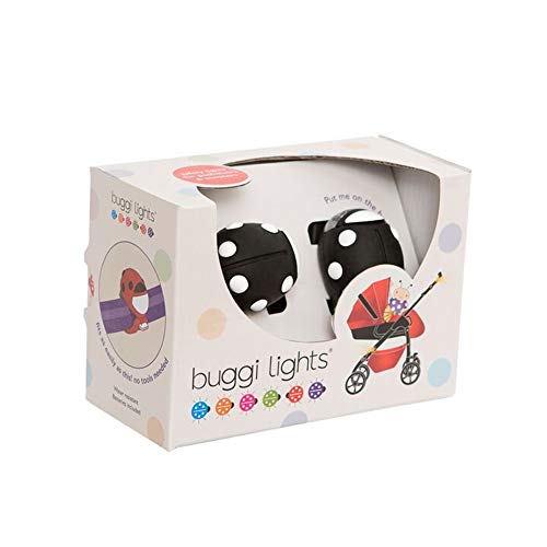 Buggi Lights BUGGIBWS - Luces LED, color negro y blanco