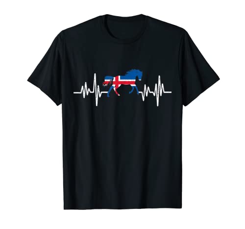 Caballos islandeses Heartbeat Isi Toelt Tölt Caballos island Camiseta