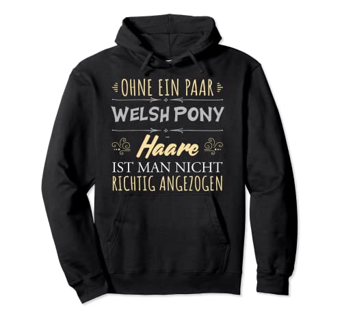 Cabello de caballo, jinete, regalo para caballo Welsh Pony caballos Sudadera con Capucha