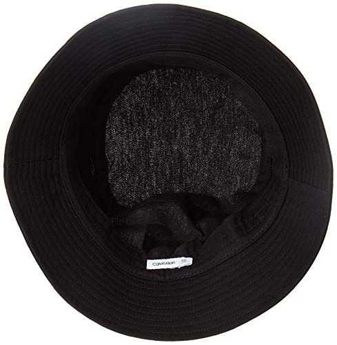 Calvin Klein Bucket Hat Sombrero de Copa Baja, CK Black, One Size para Hombre