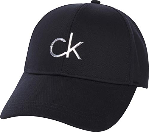 Calvin Klein Re-Lock Bb Cap, Gorra de Béisbol para Mujer, Negro (Ck Black), Talla Única