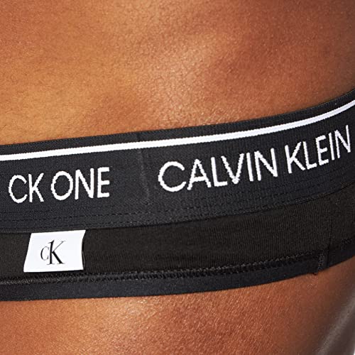 Calvin Klein Thong Tanga, Black, M para Mujer