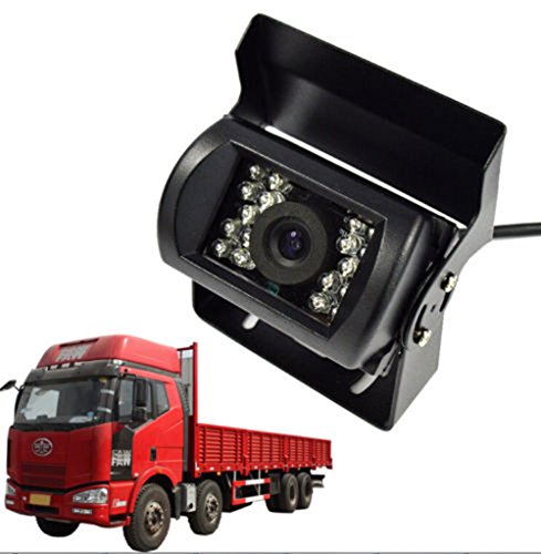 Camión Vista Trasera Cámara Respaldo Reversión CCD HD CCTV Cámara para Camión Recoger Autobús Vehículo Camioneta Camper Coche - Pesado Deber, Impermeable, Nocturna Visión DC 12V - 24V