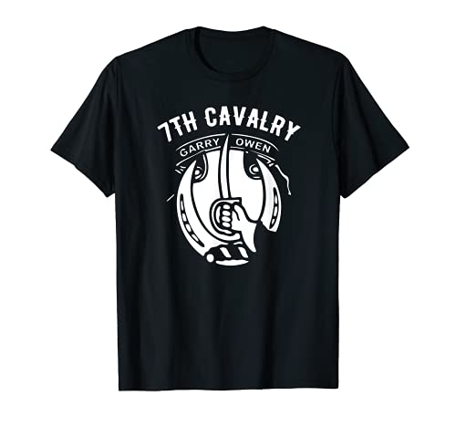Camiseta del 7º Regimiento de Caballería - Unidad del Ejército de la Séptima Caballería Camiseta
