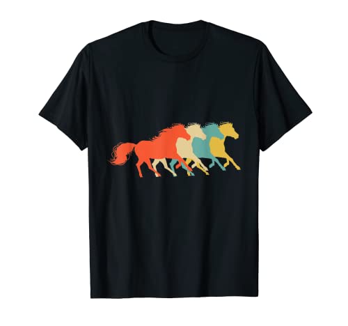 Camiseta divertida para montar a caballo Vintage Look Amantes Camiseta