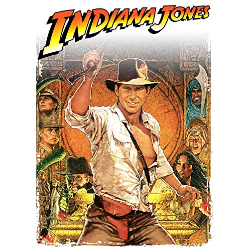 Camiseta Niño Cine Indiana Jones, En Busca del Arca perdida - Steven Spielberg (Blanco, 9 años)