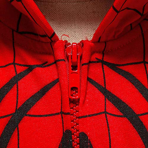 Camiseta para Niño Spiderman Camisas Infantiles de Ropa Sudaderas Niña Invierno Chandal Niños Sudadera con Capucha Tops T-Shirt (C SD,110cm)