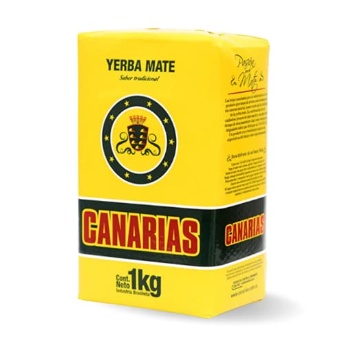 Canarias Yerba Mate Canarias (Hierba Mate)1 kg (Paquete de 1)