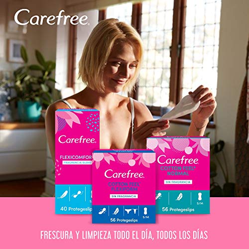 Carefree Salvaslip Cotton Sin Fragancia 76 unidades 200 g