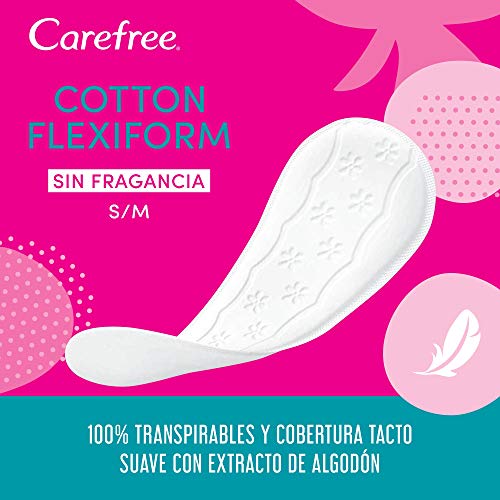 Carefree Salvaslip Cotton Sin Fragancia 76 unidades 200 g