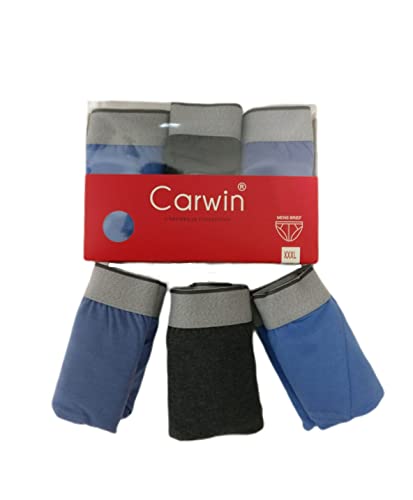 Carwin Pack 6 - Slips para Hombre Talla Especial 3XL