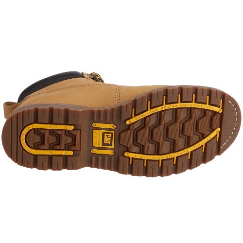 Cat Footwear Holton S3 - Botas de seguridad para hombre, color miel, talla 45
