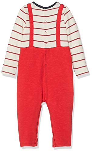 Catimini Cp32050 Combinaison Pantalones de Peto, Rojo (Vermilion 36), 1-3 Meses (Talla del Fabricante: 3M) para Bebés